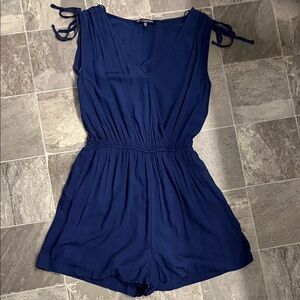 One Clothing Navy Blue Romper